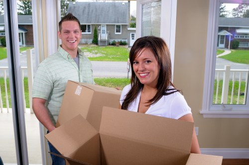 Prepared moving checklist and boxes for a Barnes relocation