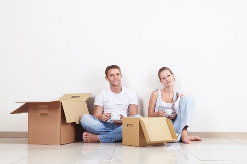 Customer raising a complaint about a moving service