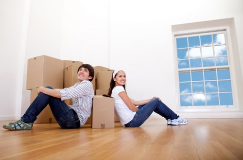 Careful moving support for a Barnes flat with access challenges