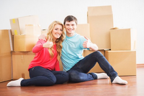 Local man with a van handling furniture collection in Barnes