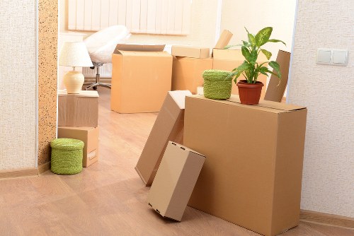 Man and van service handling a small flat move in Barnes