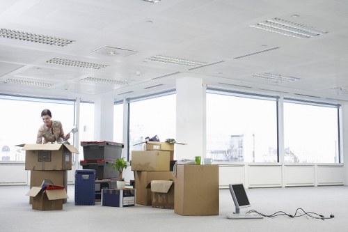 Local packing team handling furniture and boxes in Barnes